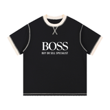 Contrast-Stitched Cotton T-Shirt