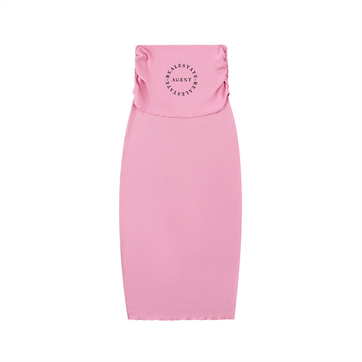 Dyed Washed Straight Hip-Hugging Slim Maxi Skirt Main image