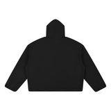 Boxy Gather-Hem Hoodie