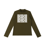 Essential Mock Neck Long Sleeve T-Shirt