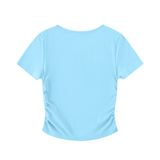 Ruched Bodycon Crop Top