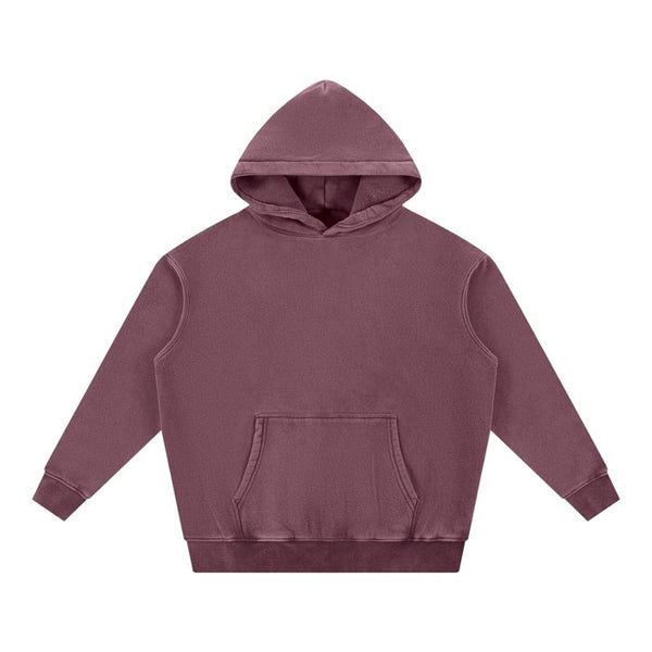 Snow Wash Fleece Oversize Hoodie