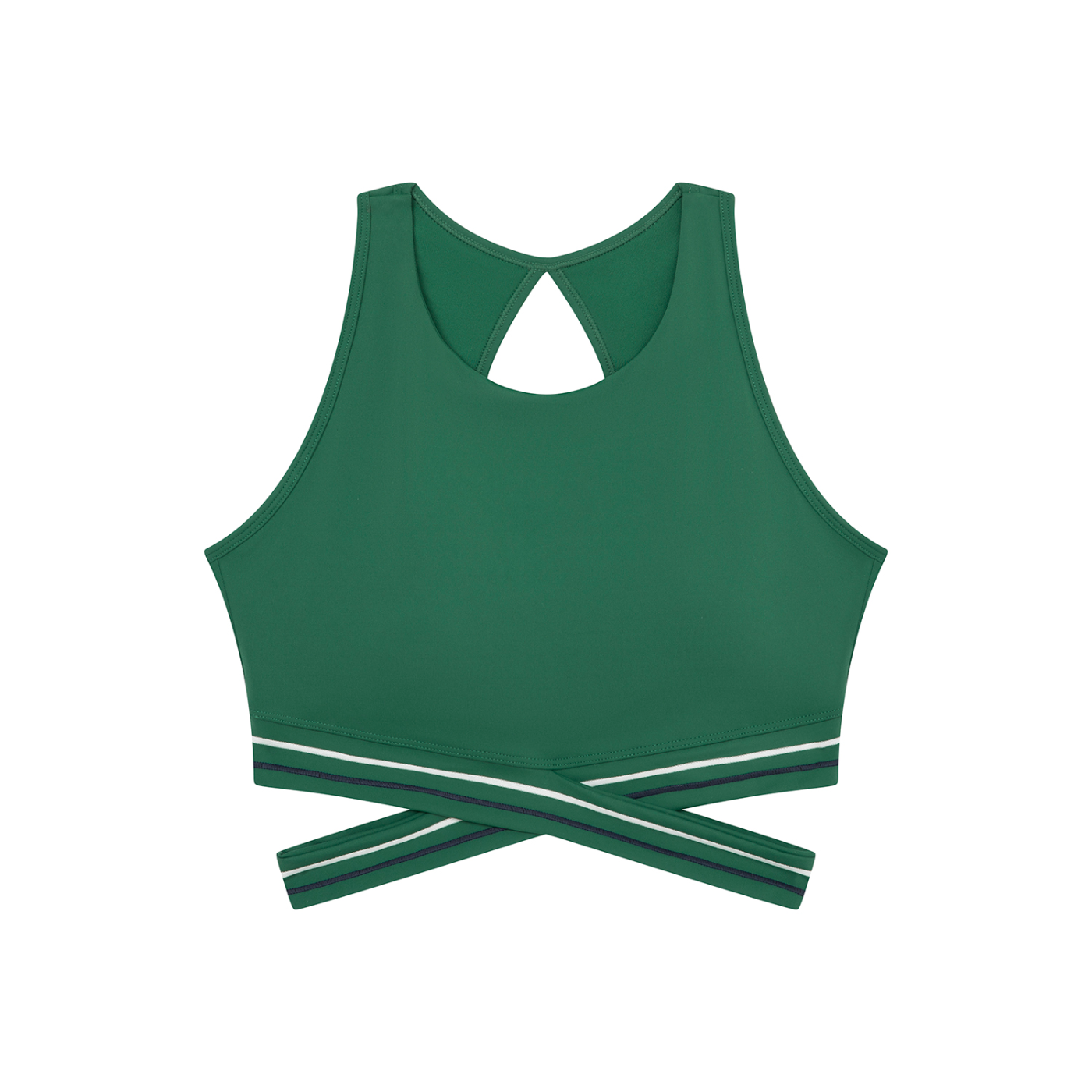 Women’s Criss-Cross Band Sports Bra Secondary image