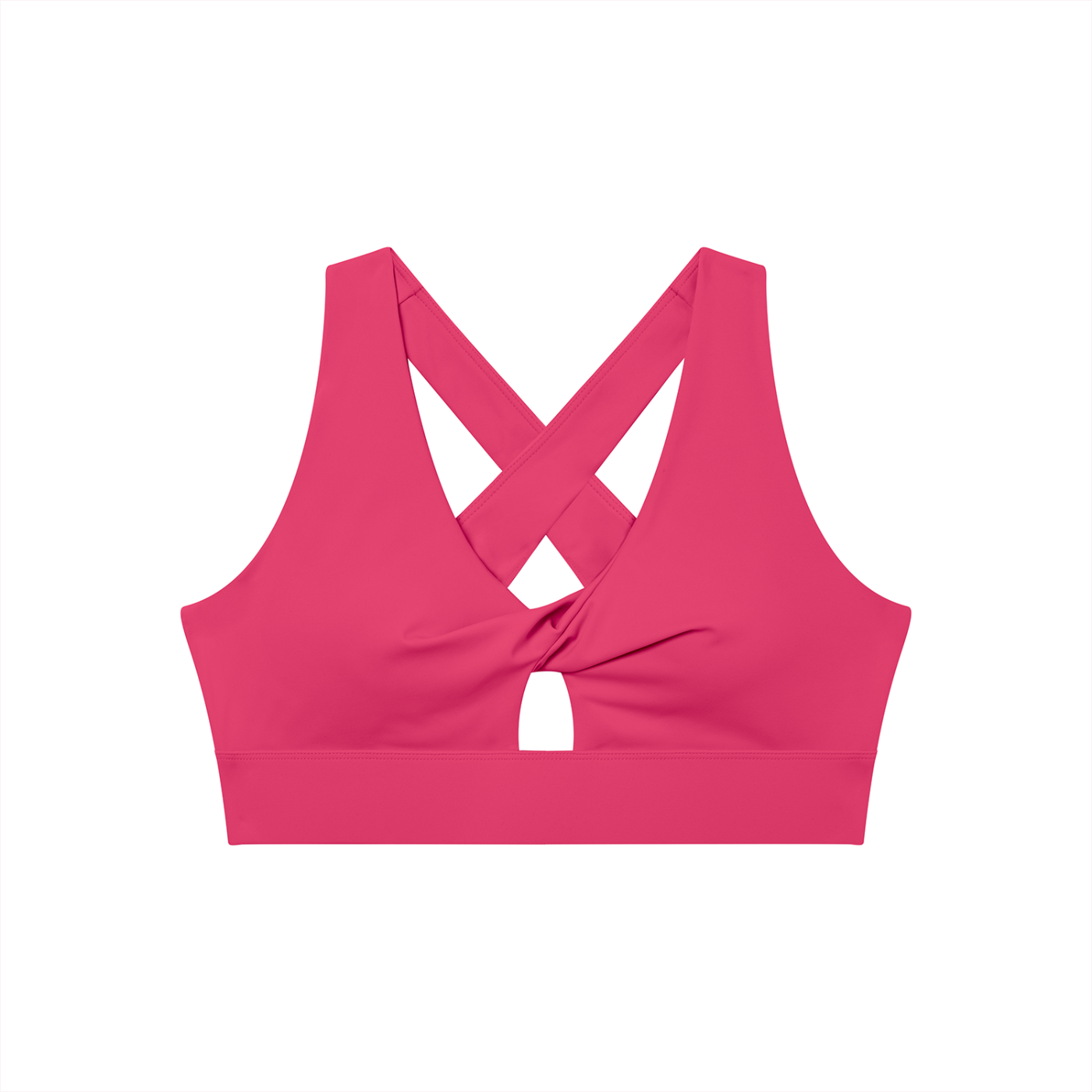 Women's Twist Front V-Neck Sports Bra Secondary image