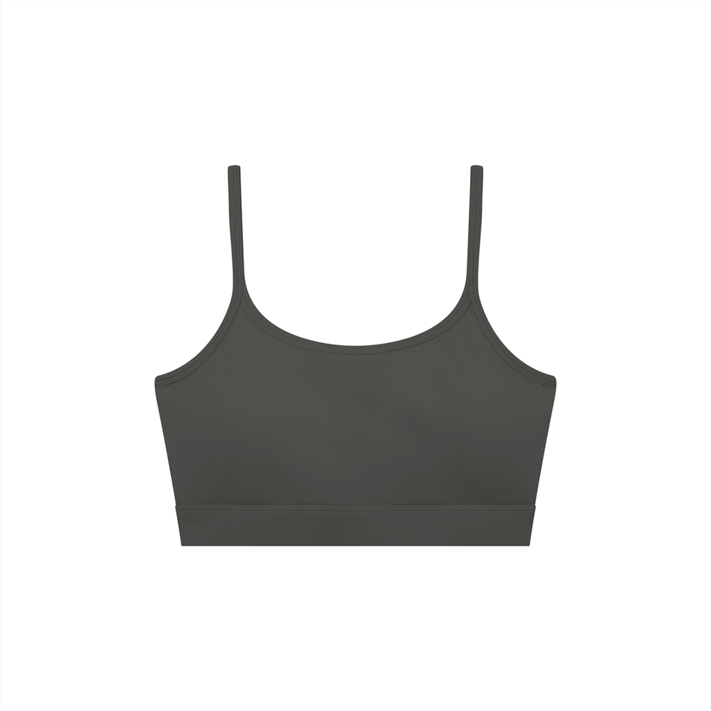 Women's Solid U-Neck Sports Bra