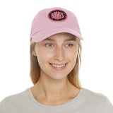 I Sell Homes Dad Hat with Leather Patch (Round)