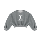 Women's Boxy Cropped Crewneck Sweatshirt