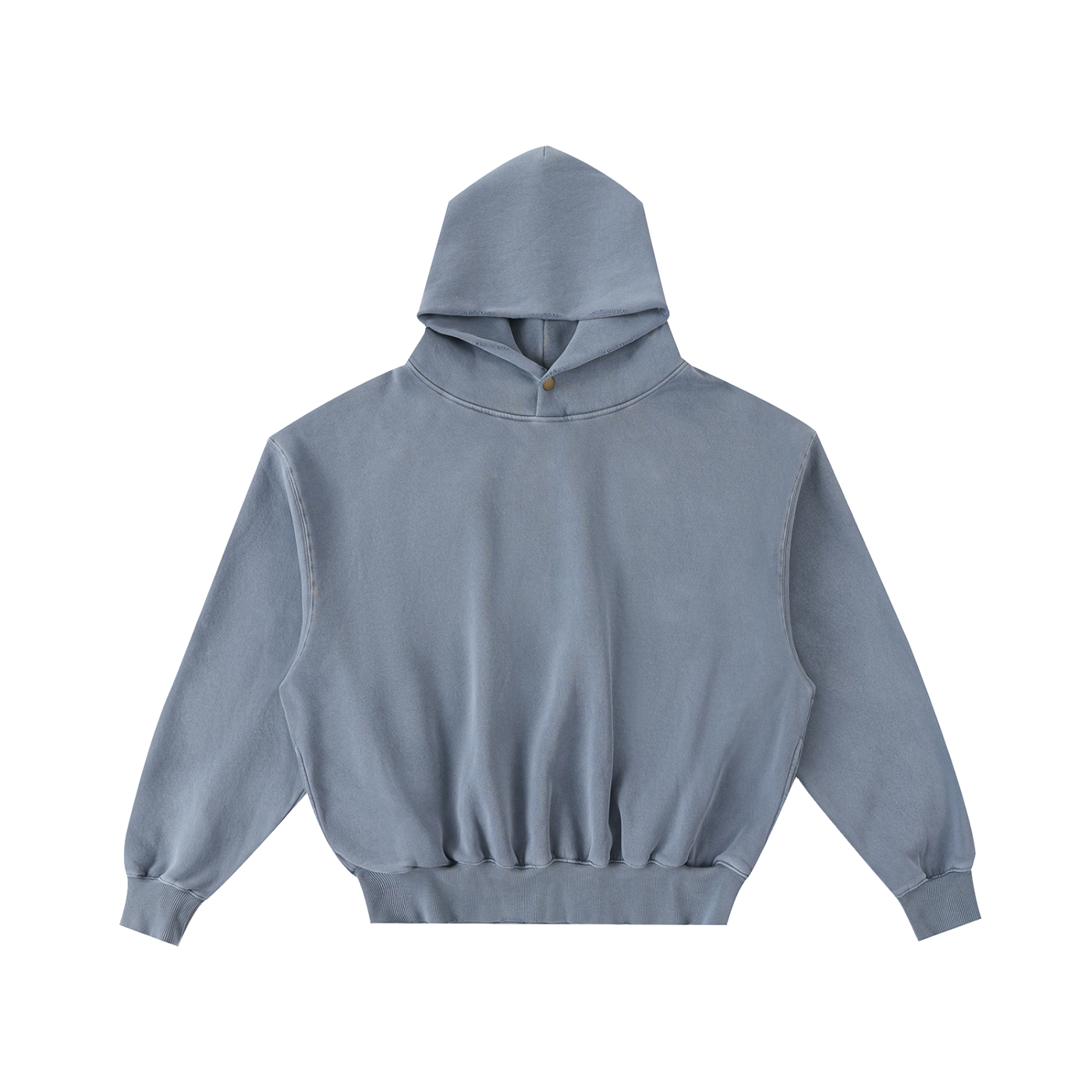 Frayed Enzyme Washed Fleece Hoodie Secondary image