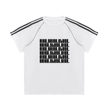 Striped Contrast Stitch T-Shirt