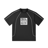 Contrast Stitch Raglan T-Shirt