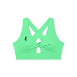 Women's Twist Front V-Neck Sports Bra