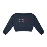 Women's Off-Shoulder Sweatshirt