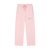 Solid Color Straight-Leg Sweatpants