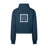 Cropped Half-Zip Sweatshirt