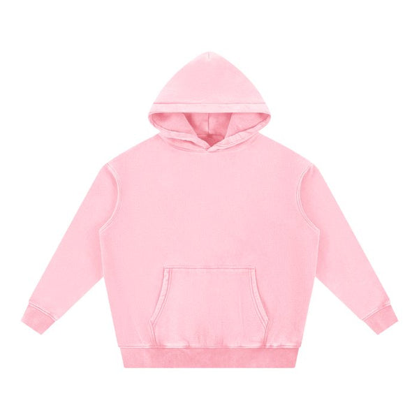 Snow Wash Fleece Oversize Hoodie