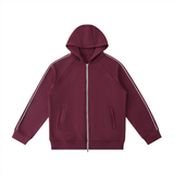 Heavyweight Raglan Sleeve Zip Hoodie