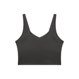 Women's V-Neck Yoga Sports Bra