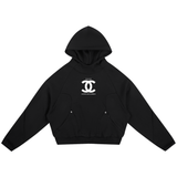 Curved Panel Raglan Hoodie