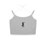 Contrast Binding Halter Tank Top