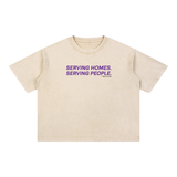 Mineral Wash Boxy Cotton T-Shirt