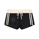 Women's Contrast Stripe Track Shorts