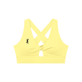 Women's Twist Front V-Neck Sports Bra