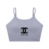 Spaghetti Strap Yoga Sports Bra