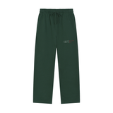 Solid Color Straight-Leg Sweatpants