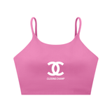 Spaghetti Strap Yoga Sports Bra