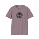 Ask Me About Real Estate Circle Unisex Softstyle T-Shirt