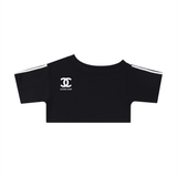 Women's Off-the-Shoulder Crop T-Shirt