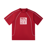 Contrast Stitch Raglan T-Shirt