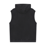 Snow Washed Sleeveless Hoodie