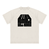 Vintage Washed Raglan Cotton T-Shirt
