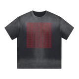 “I” Shape Gradient Washed T-Shirt