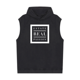 Snow Washed Sleeveless Hoodie