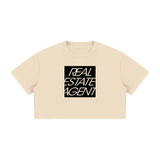 Women's Mineral Wash Cotton Crop T-Shirt