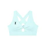 Women's Twist Front V-Neck Sports Bra