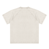 Vintage Washed Raglan Cotton T-Shirt