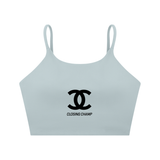 Spaghetti Strap Yoga Sports Bra