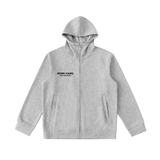 Essential Heavyweight High Neck  Zip-Up Hoodie
