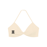 Women’s Ruched Halter-Neck Sports Bra