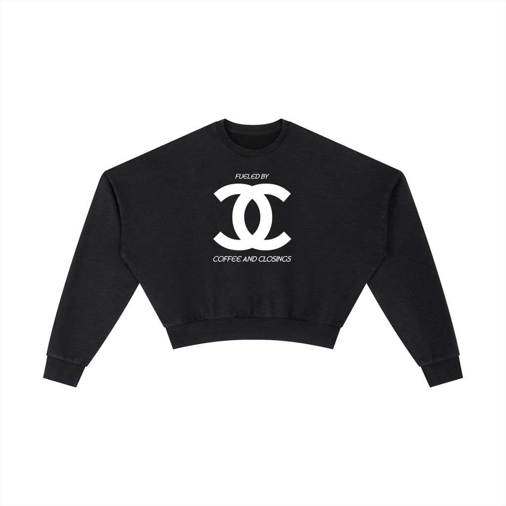 Vintage Washed Cropped Sweatshirt