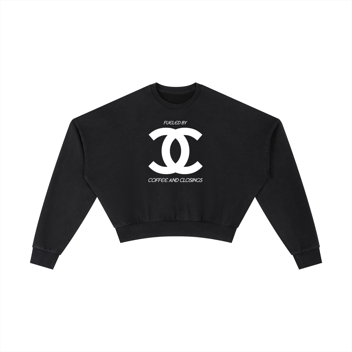 Vintage Washed Cropped Sweatshirt