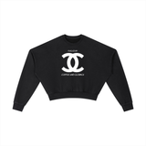 Vintage Washed Cropped Sweatshirt