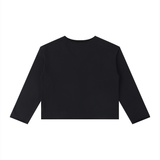 Women's Raw Hem Long Sleeve T-Shirt