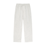 Solid Color Straight-Leg Sweatpants