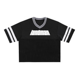 Taped Mesh Boxy T-Shirt