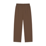 Solid Color Straight-Leg Sweatpants