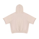 Unisex Mineral Wash Short Sleeve Hoodie